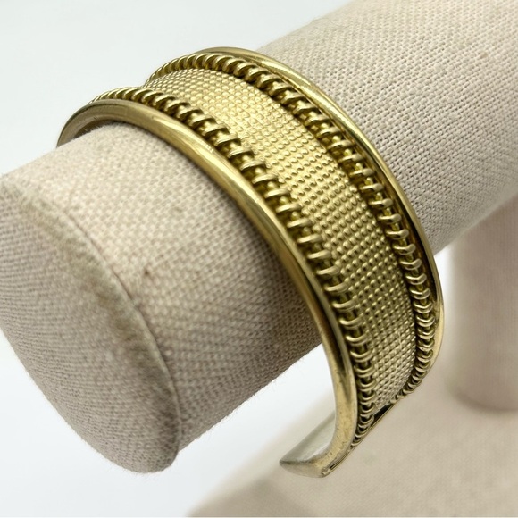 Rustic Cuff Gold Cuff Bracelet - Picture 1 of 3